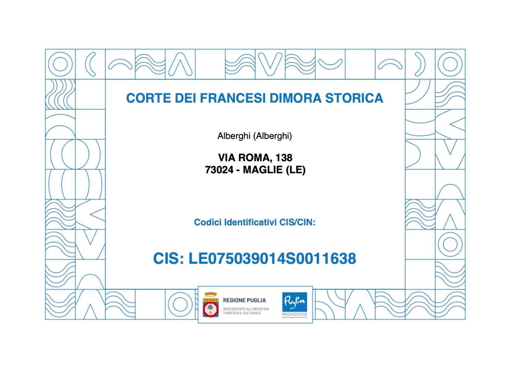 מאלייה Corte Dei Francesi מראה חיצוני תמונה